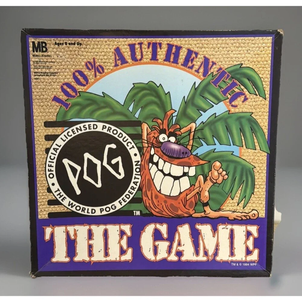 Vintage POG The Game World POG Federation Milton Bradley Boxed Set 1994 millenia